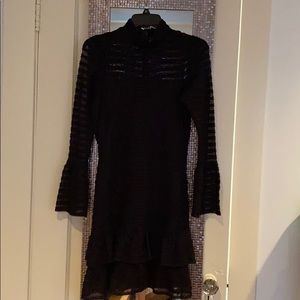 Parker NY black mini dress